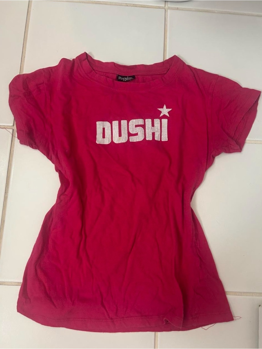 hot pink tee